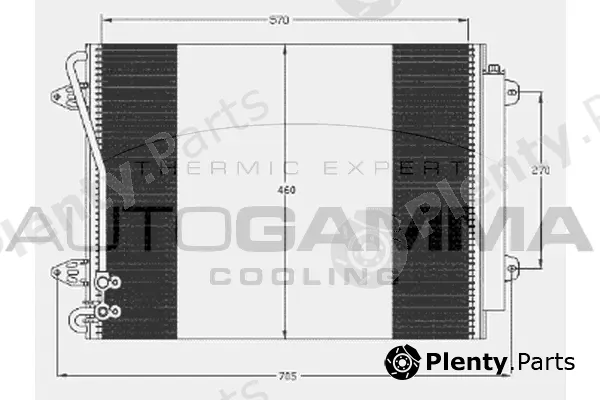 Autogamma 105038 — Condenser, air conditioning