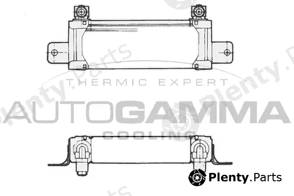 Autogamma 101518 — Oil Cooler, engine oil