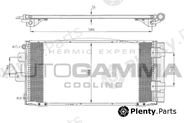 Autogamma 105035 — Condenser, air conditioning