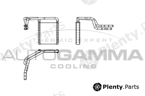 Autogamma 110017 — Heat Exchanger, interior heating