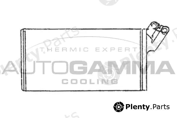 Autogamma 101681 — Heat Exchanger, interior heating