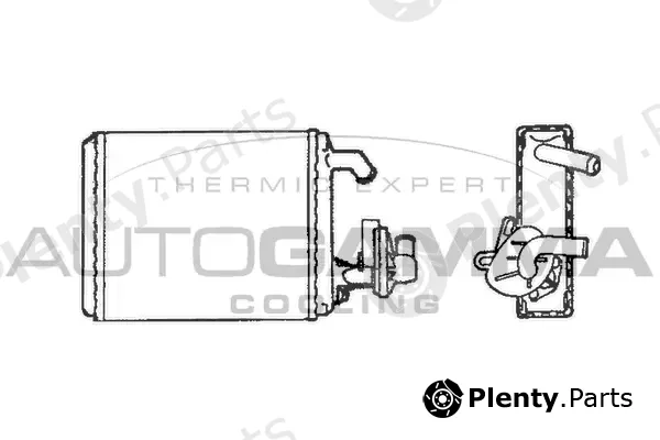 Autogamma 101645 — Heat Exchanger, interior heating