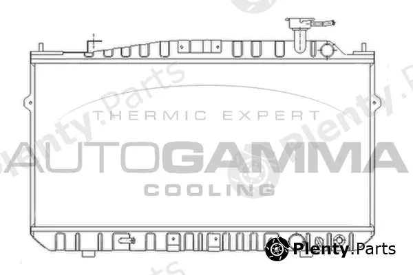 Autogamma 102123 — Radiator, engine cooling
