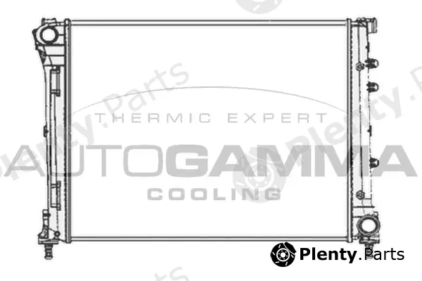Autogamma 104619 — Radiator, engine cooling