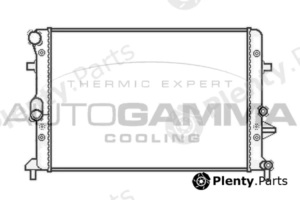 Autogamma 105583 — Radiator, engine cooling