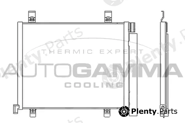 Autogamma 107108 — Condenser, air conditioning