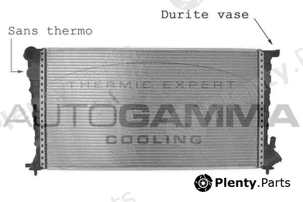 Autogamma 103125 — Radiator, engine cooling