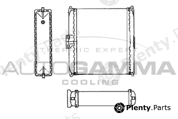 Autogamma 101631 — Heat Exchanger, interior heating