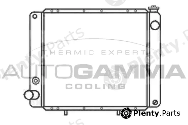 Autogamma 102280 — Radiator, engine cooling