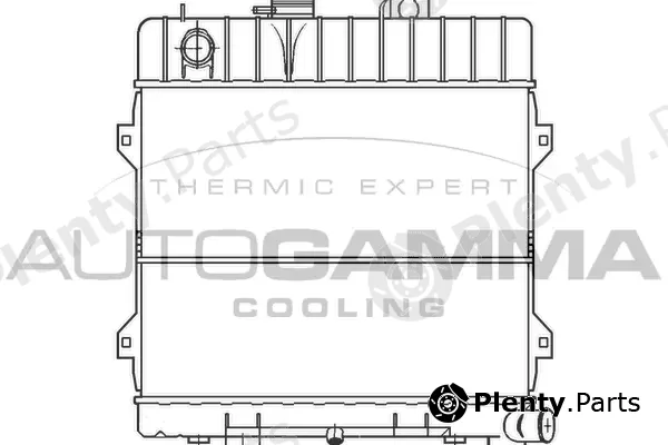 Autogamma 100091 — Radiator, engine cooling