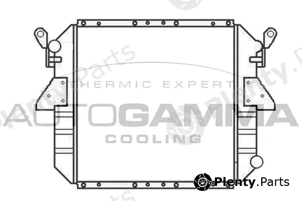 Autogamma 105286 — Radiator, engine cooling