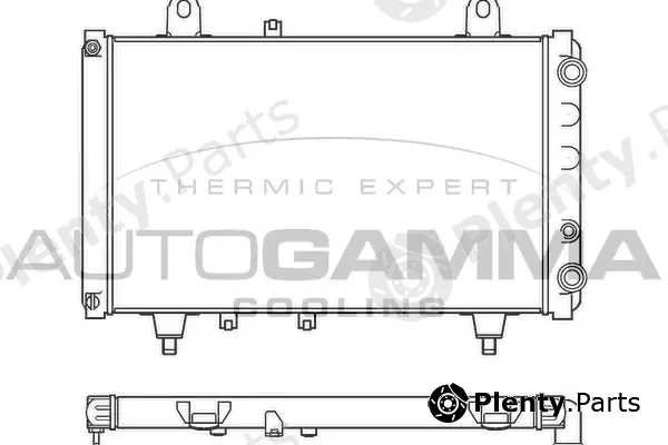 Autogamma 100175 — Radiator, engine cooling