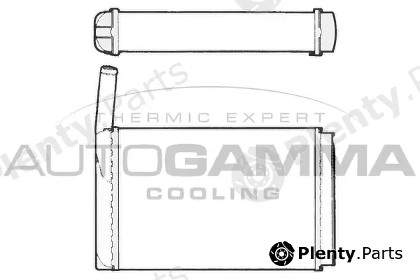 Autogamma 101764 — Heat Exchanger, interior heating