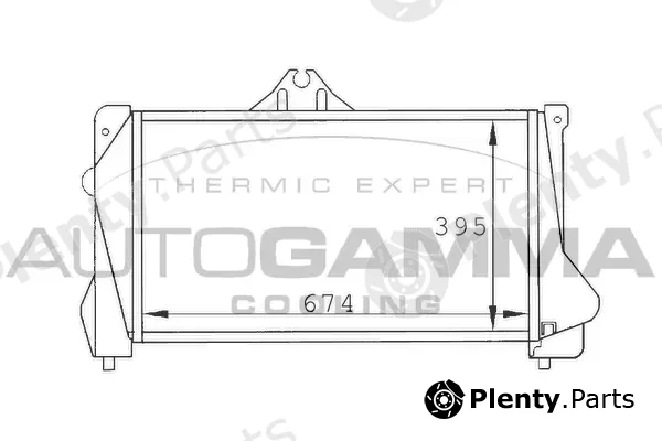 Autogamma 101486 — Charge Air Cooler