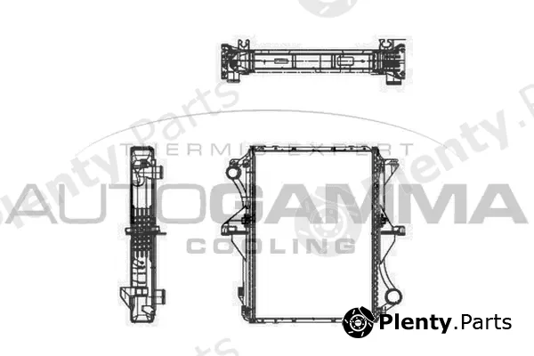 Autogamma 105489 — Radiator, engine cooling