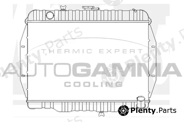 Autogamma 102902 — Radiator, engine cooling