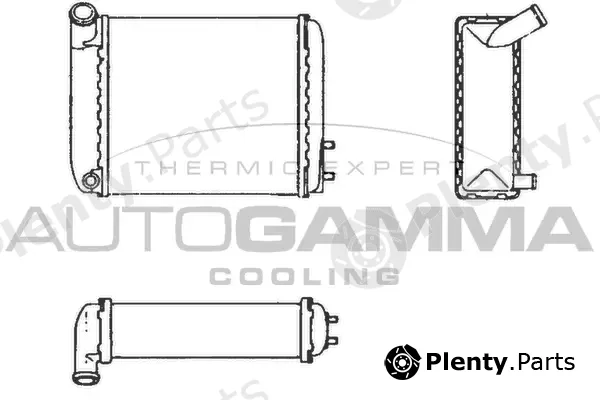 Autogamma 101651 — Heat Exchanger, interior heating
