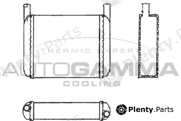 Autogamma 101609 — Heat Exchanger, interior heating
