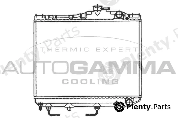 Autogamma 101035 — Radiator, engine cooling
