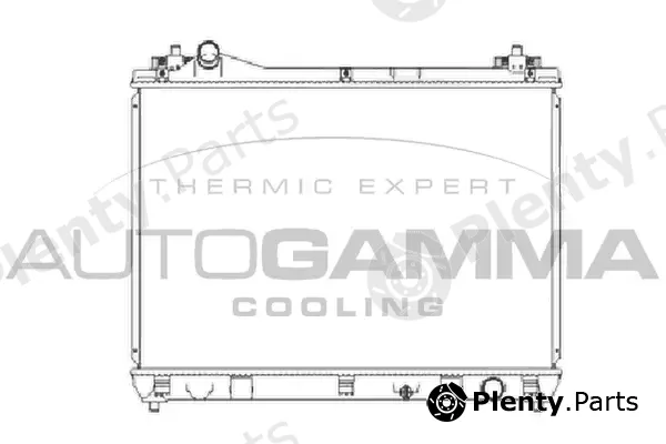Autogamma 105111 — Radiator, engine cooling