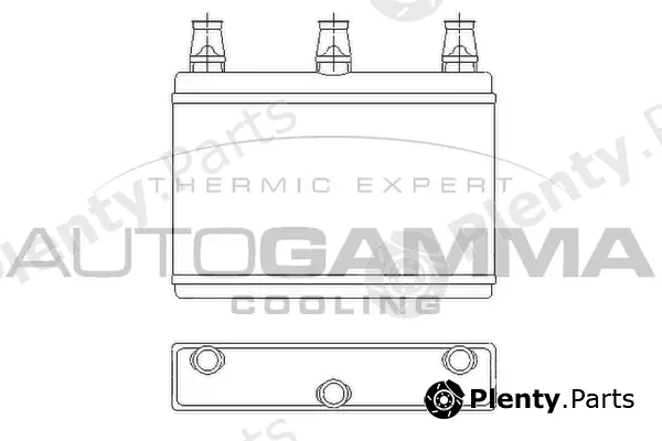 Autogamma 103896 — Heat Exchanger, interior heating