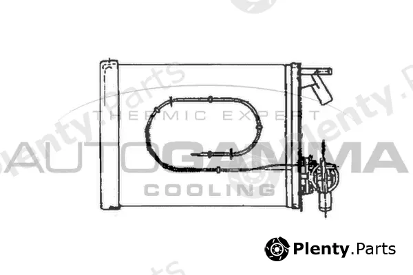 Autogamma 101628 — Heat Exchanger, interior heating