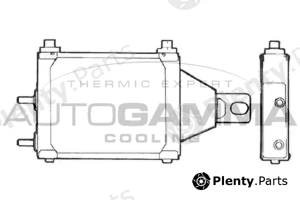 Autogamma 101522 — Oil Cooler, engine oil