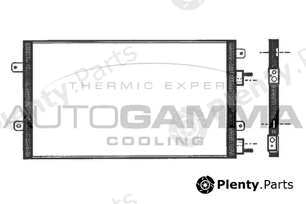 Autogamma 101745 — Condenser, air conditioning
