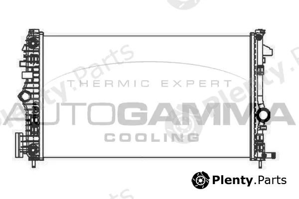 Autogamma 105319 — Radiator, engine cooling