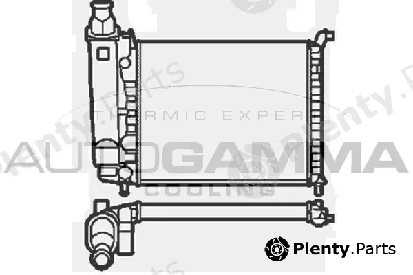 Autogamma 103916 — Radiator, engine cooling