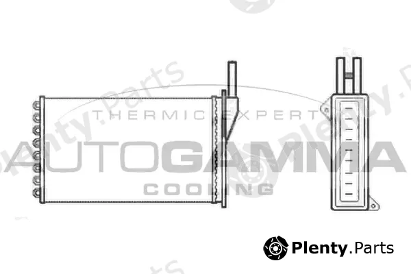 Autogamma 102440 — Heat Exchanger, interior heating