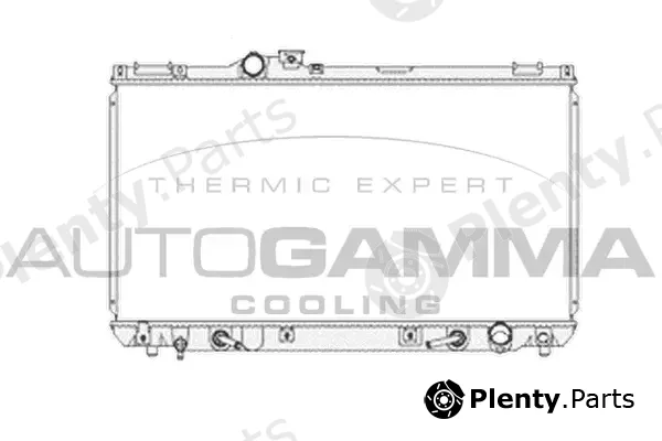 Autogamma 104671 — Radiator, engine cooling