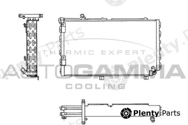 Autogamma 102599 — Condenser, air conditioning