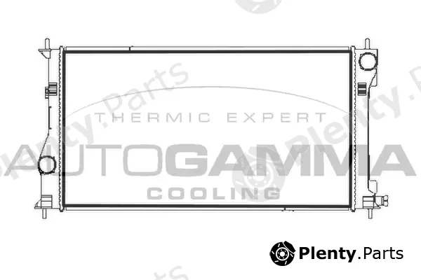 Autogamma 107965 — Radiator, engine cooling