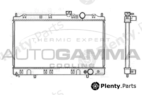 Autogamma 103494 — Radiator, engine cooling
