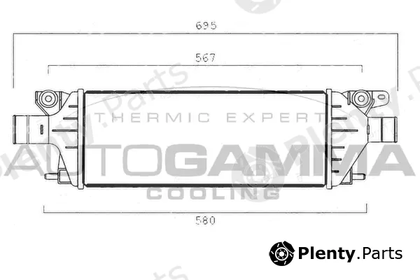Autogamma 107571 — Charge Air Cooler