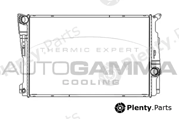 Autogamma 107413 — Radiator, engine cooling