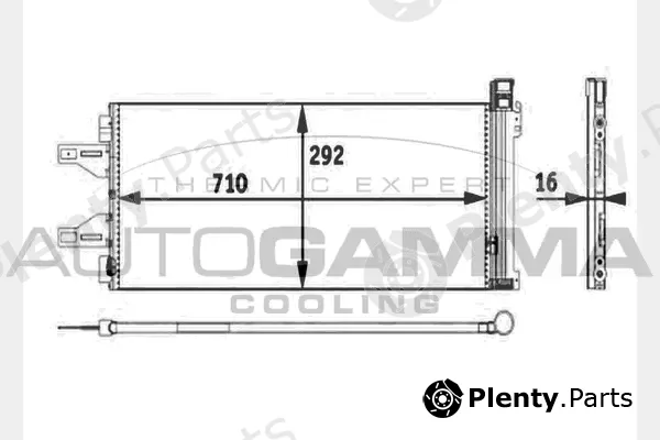 Autogamma 104481 — Condenser, air conditioning