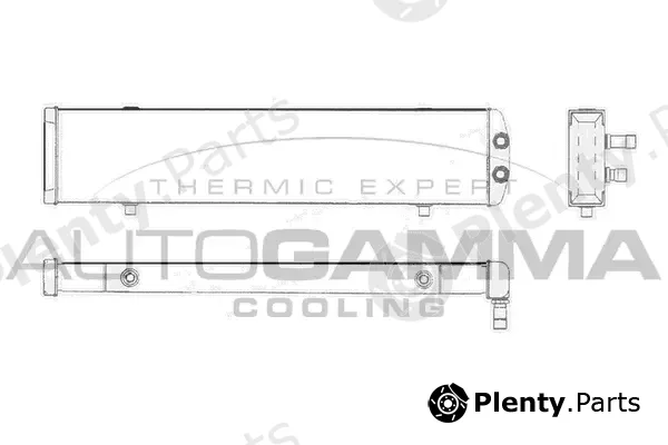 Autogamma 103344 — Oil Cooler, engine oil