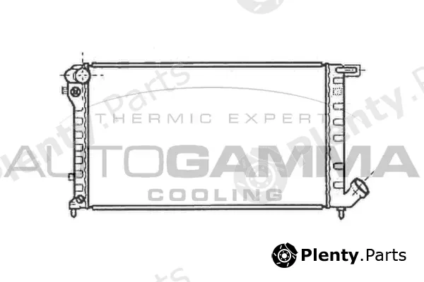 Autogamma 100157 — Radiator, engine cooling