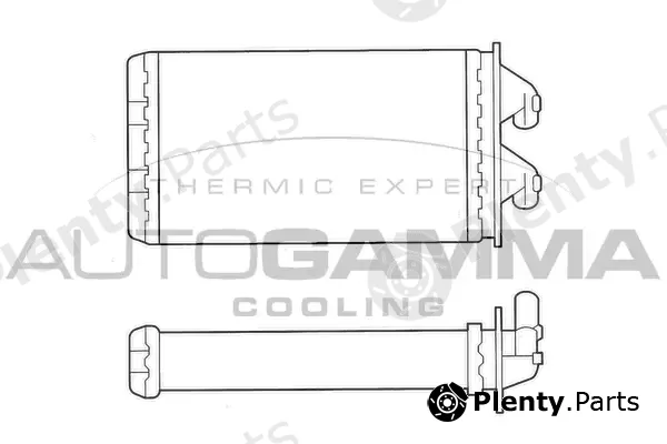 Autogamma 102430 — Heat Exchanger, interior heating