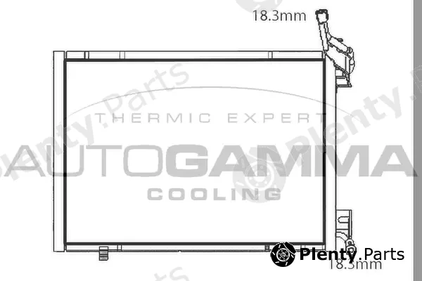 Autogamma 107694 — Condenser, air conditioning