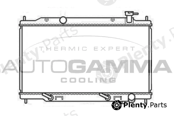 Autogamma 107017 — Radiator, engine cooling