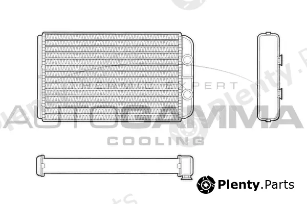 Autogamma 103059 — Heat Exchanger, interior heating