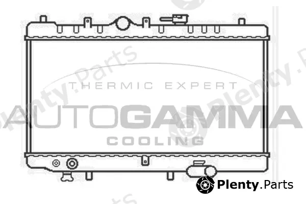 Autogamma 104672 — Radiator, engine cooling