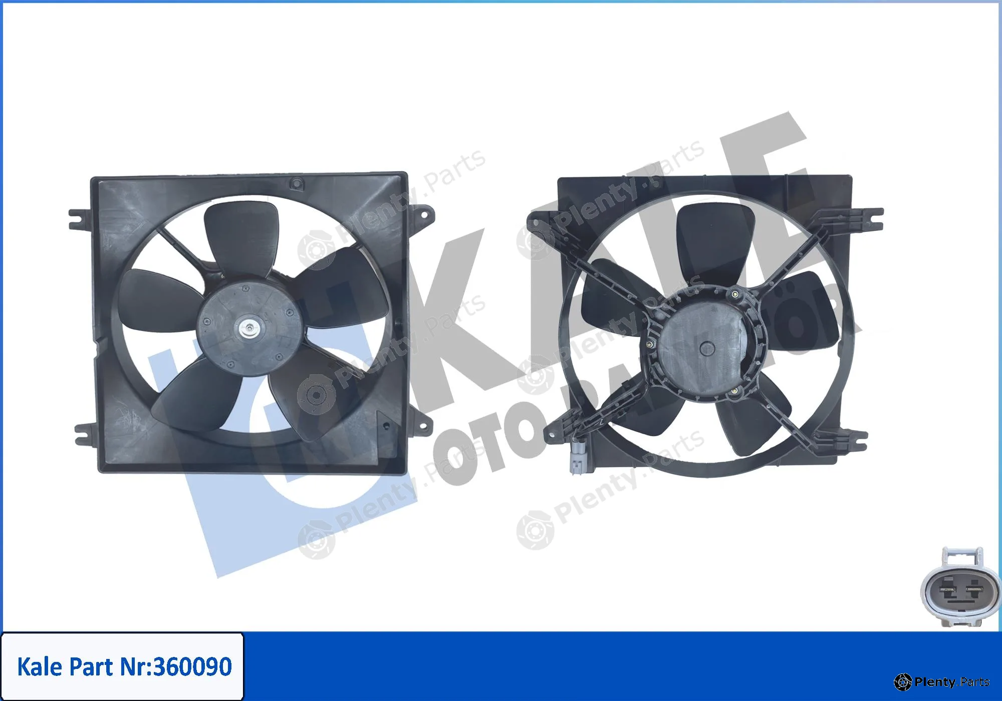 Kale Oto Radyatör 360090 — Fan, engine cooling