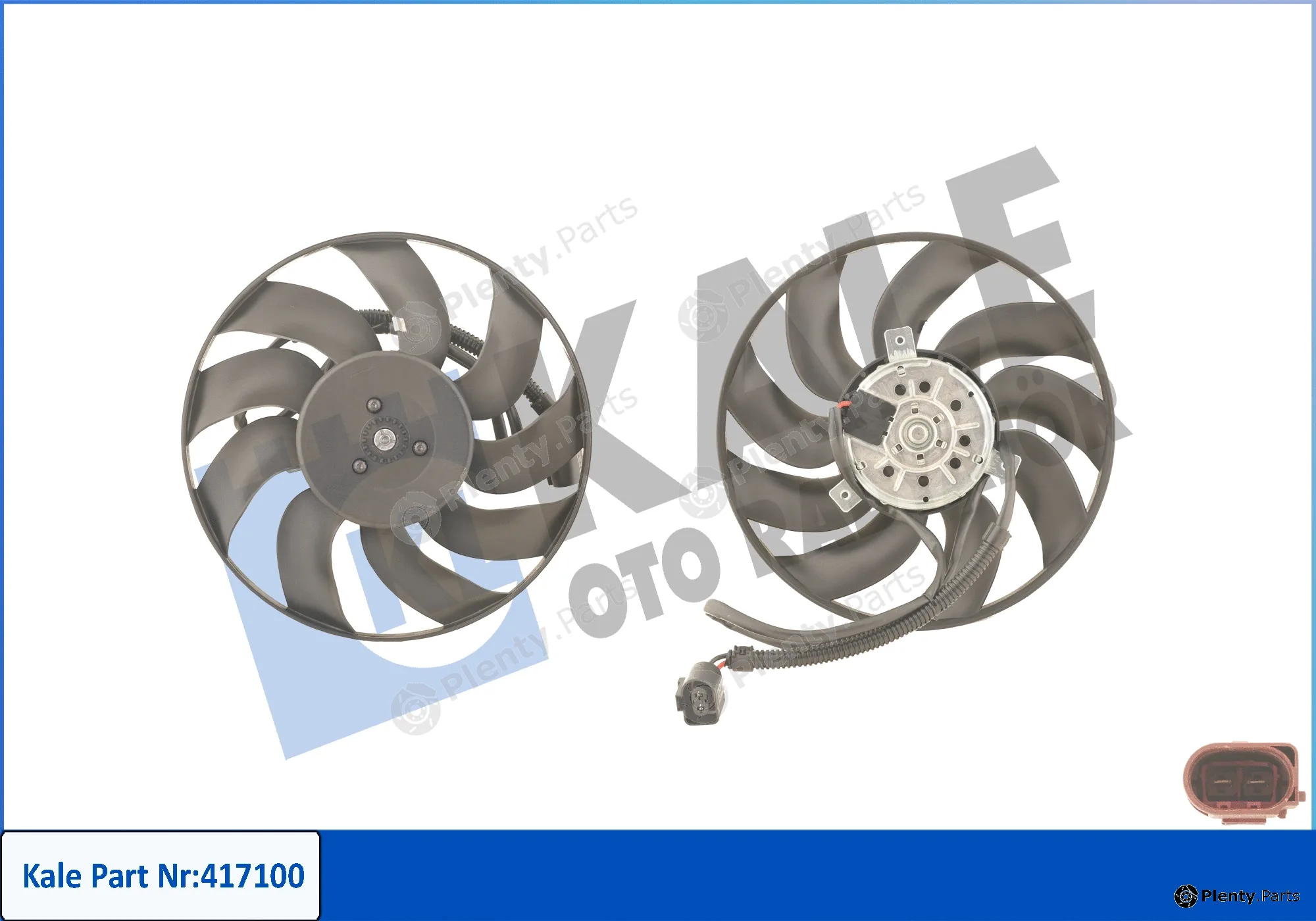 Kale Oto Radyatör 417100 — Fan, engine cooling