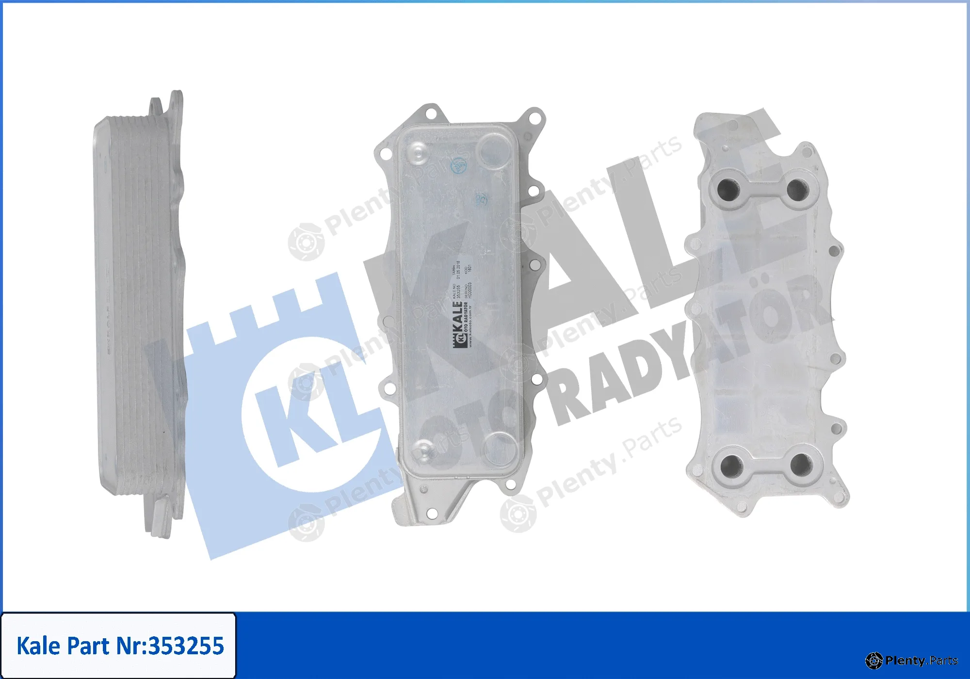 Kale Oto Radyatör 353255 — Oil Cooler, engine oil