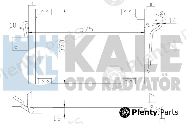 Kale Oto Radyatör 342570 — Condenser, air conditioning