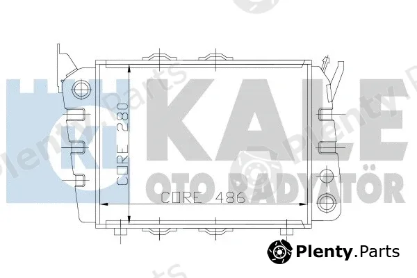 Kale Oto Radyatör 164699 — Radiator, engine cooling